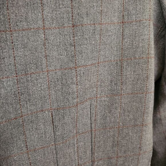 Express Vintage 90s NWT Plaid Business Pant Suit Size 3/4 - Picture 5 of 9